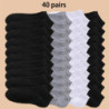 Chaussettes unisexes souples et légères, chaussettes de rinçage, chaussettes de bateau décontractées, chaussettes coupe basse, c