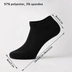 Chaussettes unisexes souples et légères, chaussettes de rinçage, chaussettes de bateau décontractées, chaussettes coupe basse, c