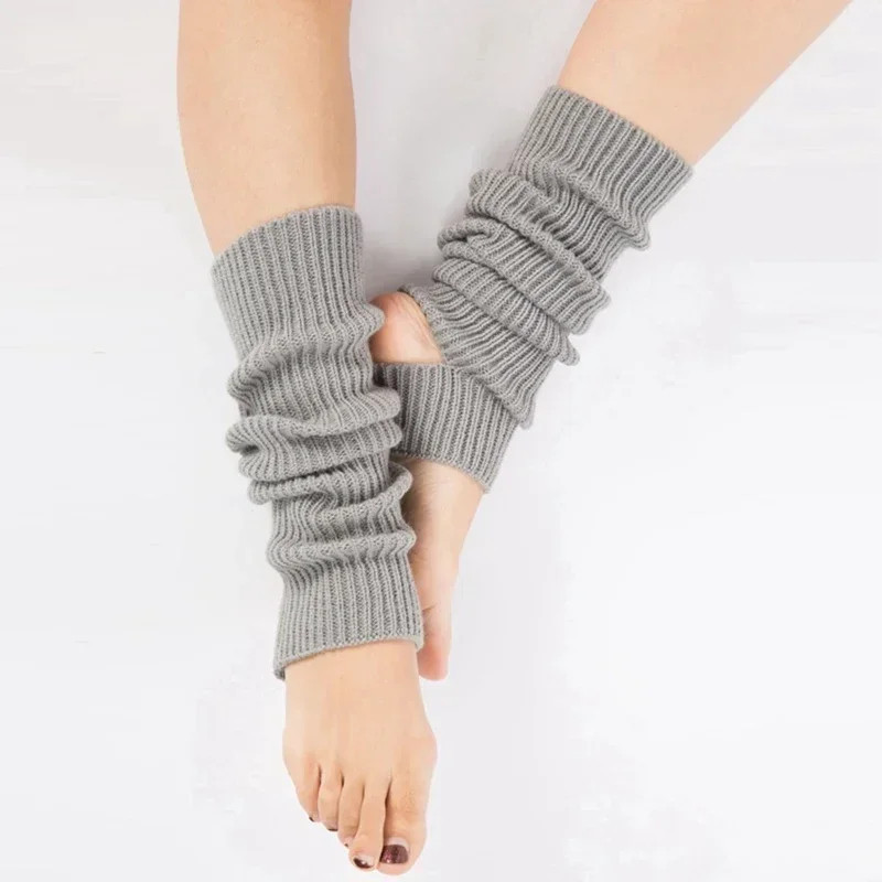 Jambières d'hiver pour femmes et filles, couvre-jambes pour femmes, chaussettes en laine Y2K, bas longs pour la salle de sport, 