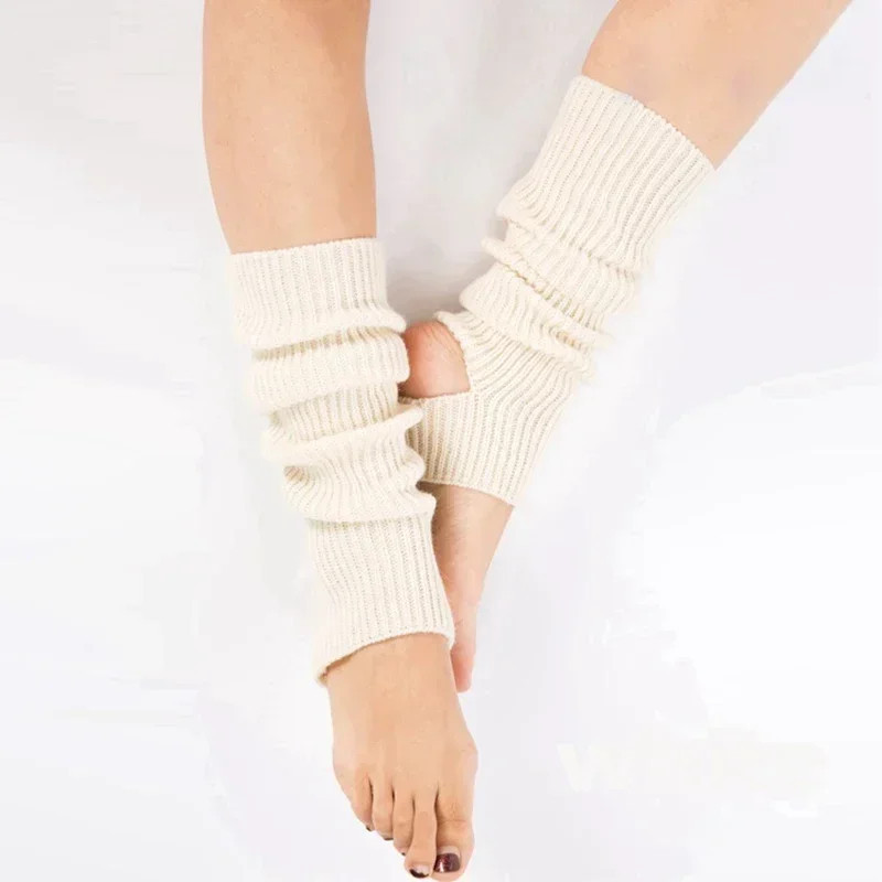 Jambières d'hiver pour femmes et filles, couvre-jambes pour femmes, chaussettes en laine Y2K, bas longs pour la salle de sport, 