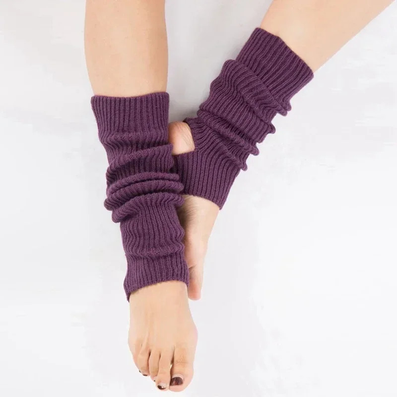 Jambières d'hiver pour femmes et filles, couvre-jambes pour femmes, chaussettes en laine Y2K, bas longs pour la salle de sport, 