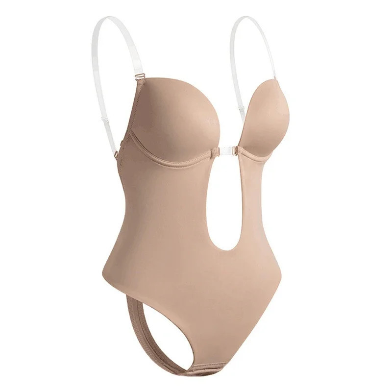 TUNIControl-Soutien-Gorge Intégral pour Femme, Combinaison de Batterie Dos aux, String, Sous-Vêtements Amincissants, Gaine