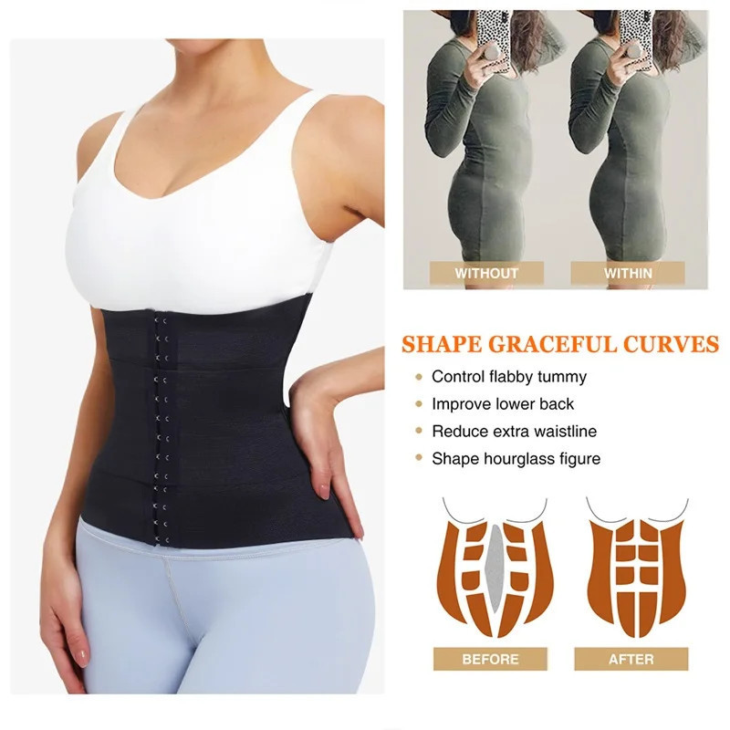 MiiOW – Corset d'entraînement à la taille pour femme, gaine modelante, enveloppe le ventre, vêtement amincissant, ceinture ventr