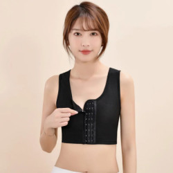 OWEQ-Vêtements de sport respirants pour femmes, haut court, poitrine plate, soutien-gorge Les structomboy, corset saillant comma