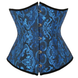 Corset Gothique à Fleurs pour Femme, Bustier Jacquard Sexy, Entraîneur de Taille, Costume de Carnaval, Grande Taille