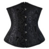 Corset Gothique à Fleurs pour Femme, Bustier Jacquard Sexy, Entraîneur de Taille, Costume de Carnaval, Grande Taille