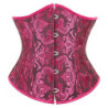 Corset Gothique à Fleurs pour Femme, Bustier Jacquard Sexy, Entraîneur de Taille, Costume de Carnaval, Grande Taille