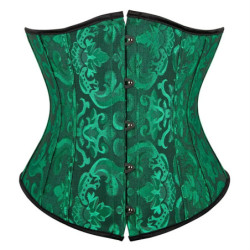 Corset Gothique à Fleurs pour Femme, Bustier Jacquard Sexy, Entraîneur de Taille, Costume de Carnaval, Grande Taille