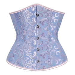 Corset Gothique à Fleurs pour Femme, Bustier Jacquard Sexy, Entraîneur de Taille, Costume de Carnaval, Grande Taille