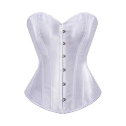 BurVogue-Bustier à lacets en satin noir pour femmes, corsets sexy, haut surbuste, ensembles de lingerie, serre-taille