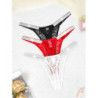 String sexy en dentelle pour femme, sous-vêtement floral, culotte taille basse, deux brillants, string environnemental, conforta