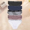 FINETOO-Sous-vêtements en coton avec lettres pour femmes, lingerie pour dames, 9 couleurs unies, culottes sexy pour femmes M-XXL