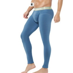 Caleçons longs en polaire épaissie pour hommes, leggings thermiques, sous-vêtements d'hiver