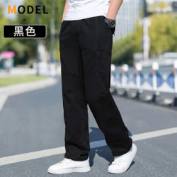 Pantalon cargo décontracté en coton pour hommes, vêtements de travail, joggeurs d'escalade, pantalons de survêtement, zones bre,