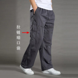 Pantalon cargo décontracté en coton pour hommes, vêtements de travail, joggeurs d'escalade, pantalons de survêtement, zones bre,