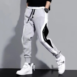 Pantalon de survêtement noir Hip Hop pour homme, Jogger de proximité, Wstring, Mode, Confortable, FJMale, Décontracté, Taille él