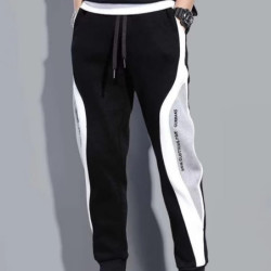 Pantalon de survêtement noir Hip Hop pour homme, Jogger de proximité, Wstring, Mode, Confortable, FJMale, Décontracté, Taille él