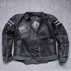 KOMINE JK006-Veste de Moto en Denim Respirant, Vêtement de Course en Maille, Haute Performance, Dstress02/10/2018