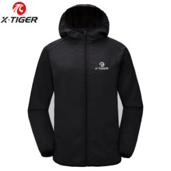 X-TIGER Hommes Femmes Imperméable Randonnée Veste Protection Solaire Coupe-Vent Camping Escalade En Plein Air Manteau De Pluie U