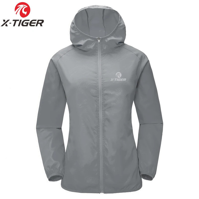 X-TIGER Hommes Femmes Imperméable Randonnée Veste Protection Solaire Coupe-Vent Camping Escalade En Plein Air Manteau De Pluie U