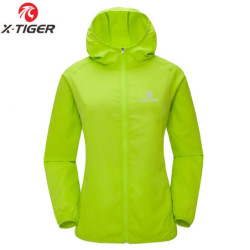 X-TIGER Hommes Femmes Imperméable Randonnée Veste Protection Solaire Coupe-Vent Camping Escalade En Plein Air Manteau De Pluie U