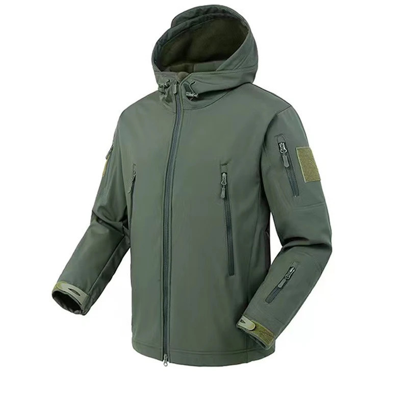 Veste à capuche imperméable pour homme, SoftShell, Dulimperméable, manteau homme, saut, pêche, randonnée, camping, escalade, ski