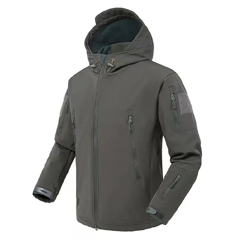 Veste à capuche imperméable pour homme, SoftShell, Dulimperméable, manteau homme, saut, pêche, randonnée, camping, escalade, ski