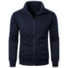 Cardigan de sport à fermeture éclair pour hommes, manteau à capuche Stand UR, cardigan monochrome, décontracté