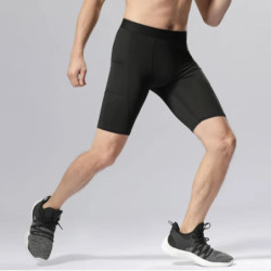 Shorts de compression à séchage rapide pour hommes, shorts de fitness, shorts de basket-ball, collants d'entraînement masculins,