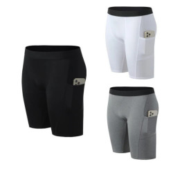 Shorts de compression à séchage rapide pour hommes, shorts de fitness, shorts de basket-ball, collants d'entraînement masculins,