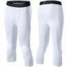 Pantalon de sport court rembourré pour homme, leggings de course, jogging, élastique, compression, pantalon de survêtement, foot