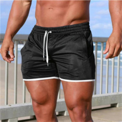 Short de jogging en maille respirante pour homme, pantalon court de plage, séchage rapide, objectifs de sport, salle de sport, m