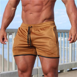 Short de jogging en maille respirante pour homme, pantalon court de plage, séchage rapide, objectifs de sport, salle de sport, m