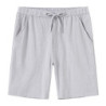 Shorts en coton et lin pour hommes, shorts respirants de style hawaïen pour les vacances à la plage, streetwear solide pour docu