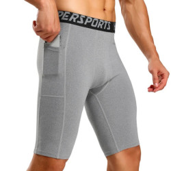 Shorts de compression pour hommes, collants d'entraînement sportif, leggings de fitness, pantalons courts, bas de sport, shorts 