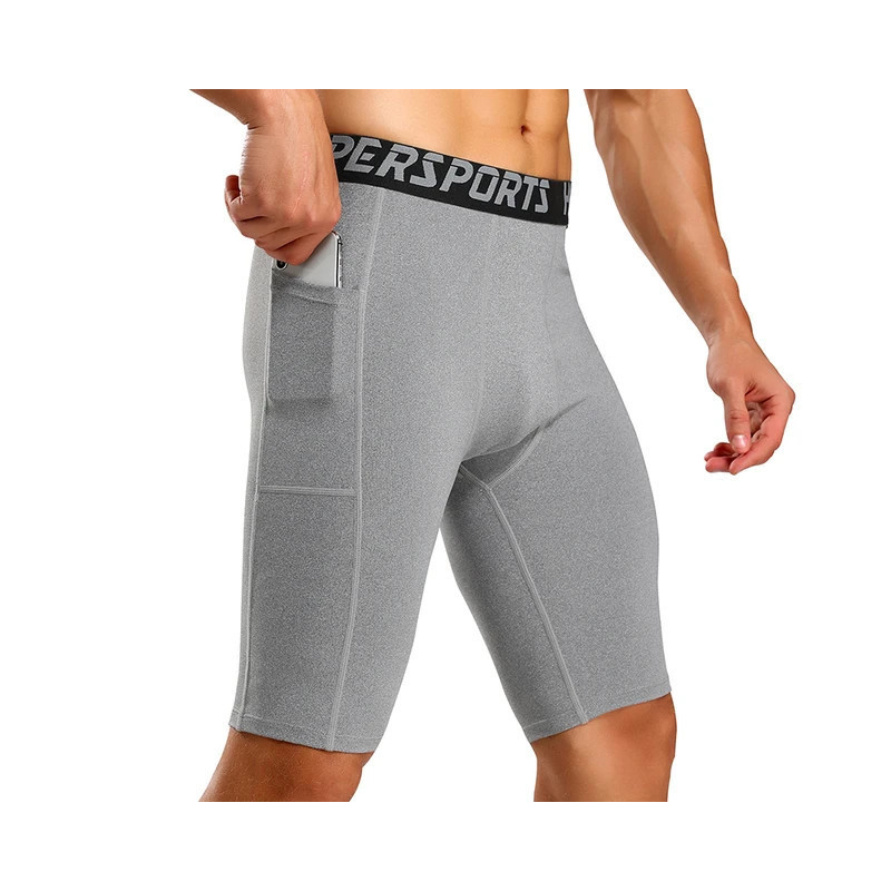 Shorts de compression pour hommes, collants d'entraînement sportif, leggings de fitness, pantalons courts, bas de sport, shorts 