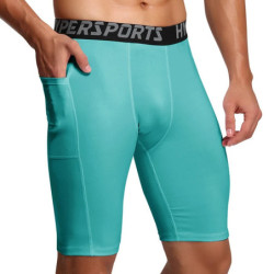 Shorts de compression pour hommes, collants d'entraînement sportif, leggings de fitness, pantalons courts, bas de sport, shorts 