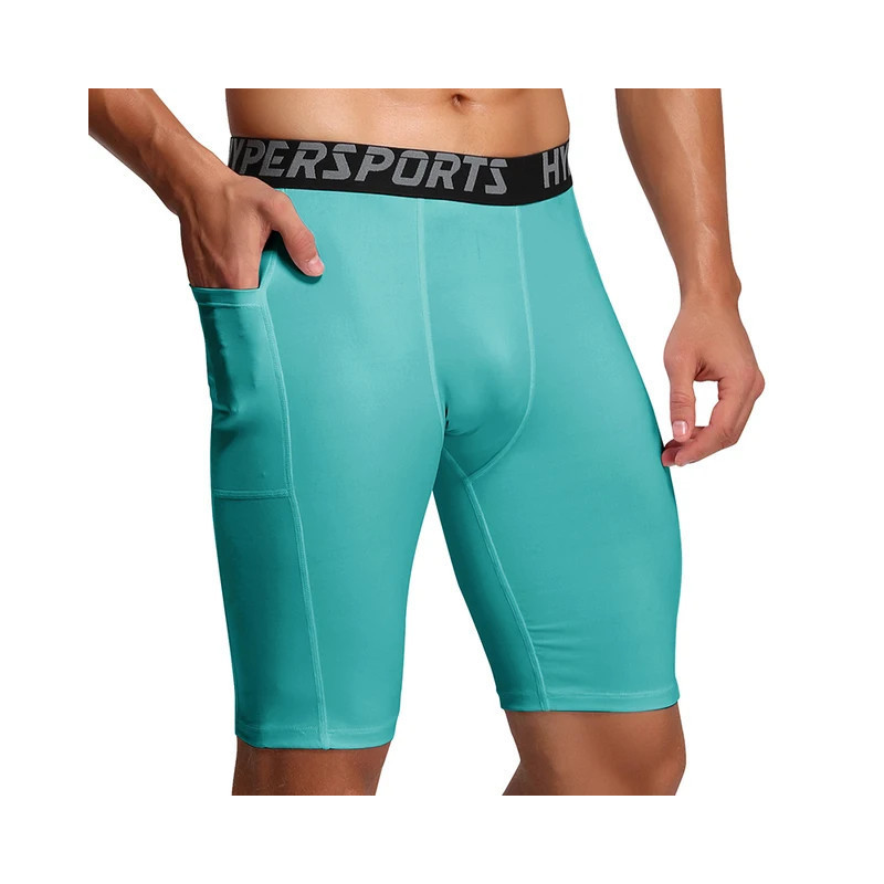 Shorts de compression pour hommes, collants d'entraînement sportif, leggings de fitness, pantalons courts, bas de sport, shorts 