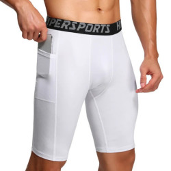 Shorts de compression pour hommes, collants d'entraînement sportif, leggings de fitness, pantalons courts, bas de sport, shorts 