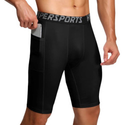 Shorts de compression pour hommes, collants d'entraînement sportif, leggings de fitness, pantalons courts, bas de sport, shorts 