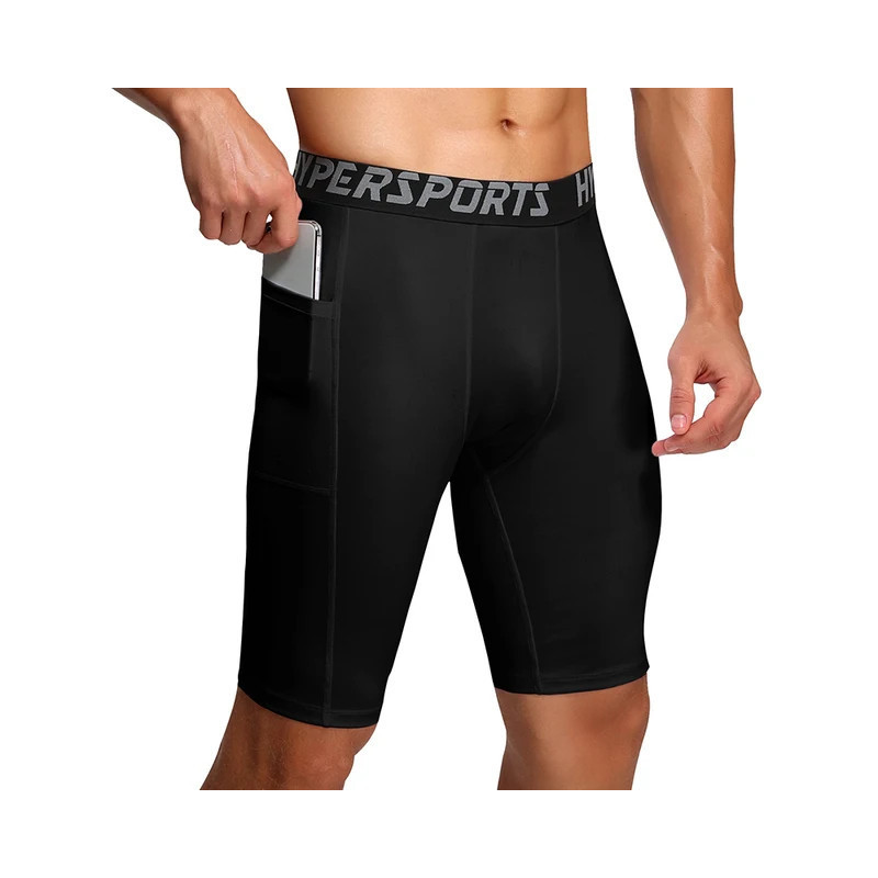 Shorts de compression pour hommes, collants d'entraînement sportif, leggings de fitness, pantalons courts, bas de sport, shorts 