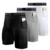 Shorts de compression pour hommes, collants d'entraînement sportif, leggings de fitness, pantalons courts, bas de sport, shorts 