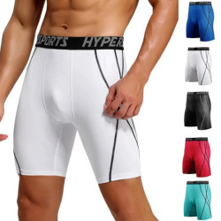 Shorts de compression pour hommes, collants d'entraînement sportif, leggings de fitness, pantalons courts, bas de sport, shorts 