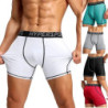 Shorts de compression pour hommes, collants d'entraînement sportif, leggings de fitness, pantalons courts, bas de sport, shorts 