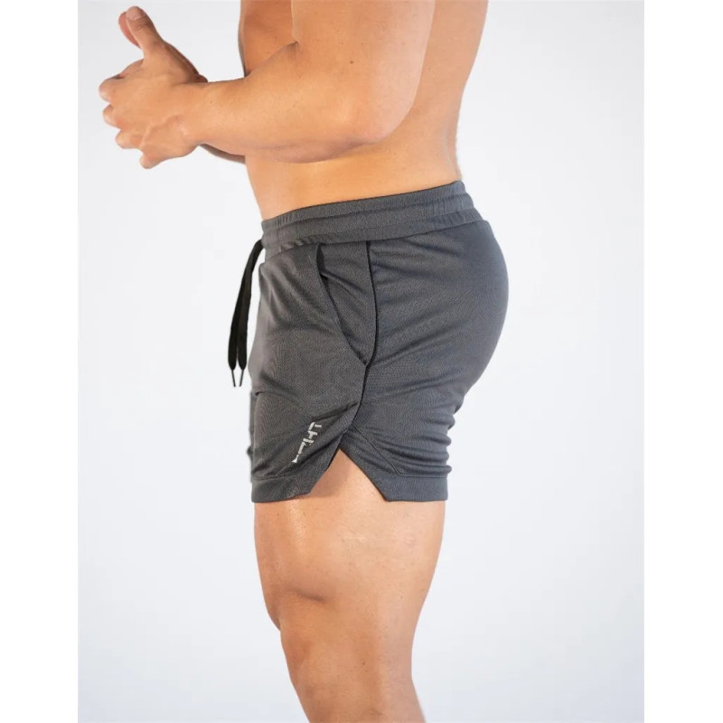 GITF-Shorts d'entraînement de gymnastique pour hommes, vêtements de sport décontractés, entraînement de fitness, course à pied, 