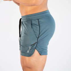 GITF-Shorts d'entraînement de gymnastique pour hommes, vêtements de sport décontractés, entraînement de fitness, course à pied, 