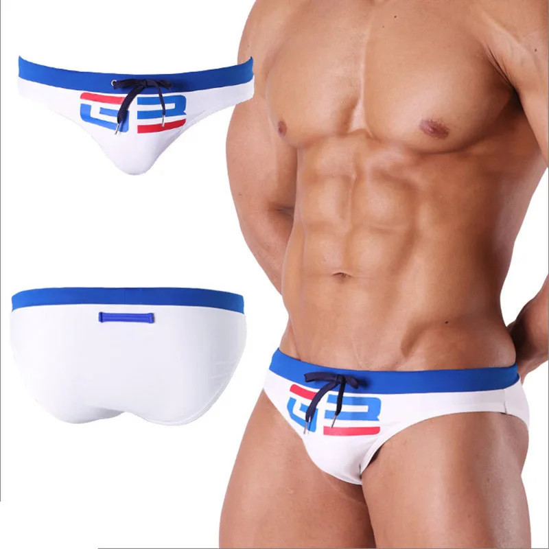 Maillot de bain taille basse pour hommes, sexy, push-up, short de plage, été, surf, gay, bikini, imbibé