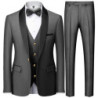 Costume de luxe pour hommes, smoking à coupe régulière, veste imbibée GroomTIME, pantalon blazers en émail FJPlus, vêtements de 