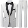 Costume de luxe pour hommes, smoking à coupe régulière, veste imbibée GroomTIME, pantalon blazers en émail FJPlus, vêtements de 