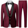 Costume de luxe pour hommes, smoking à coupe régulière, veste imbibée GroomTIME, pantalon blazers en émail FJPlus, vêtements de 